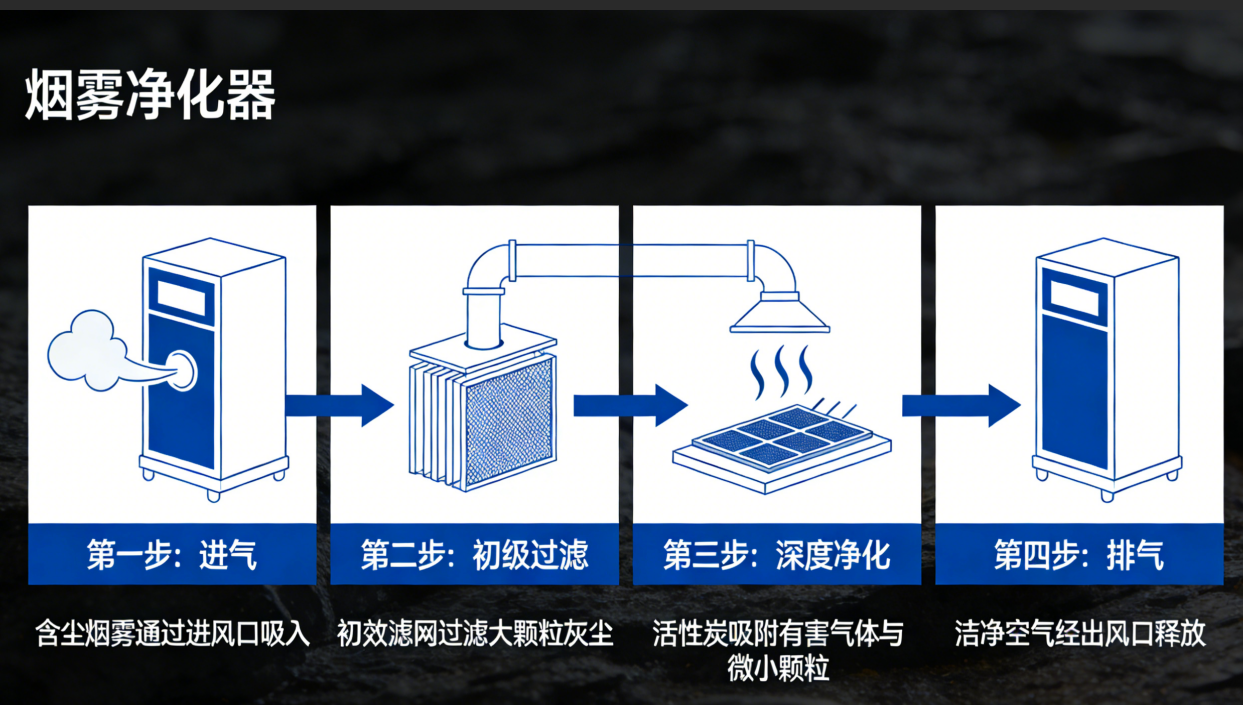 解讀煙霧凈化器核心技術(shù)指標(biāo)，選對設(shè)備守護(hù)潔凈環(huán)境