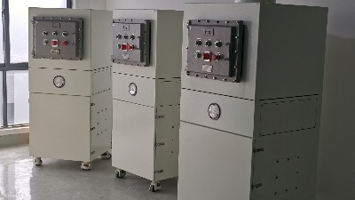 安全生產,執信環?？萍架囬g安全粉塵凈化設備制造,單機防爆集塵器！